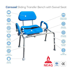 <span class=keywords><strong>Banc</strong></span> de <span class=keywords><strong>transfert</strong></span> pour baignoire avec siège pivotant, baignoire rembourrée de qualité supérieure avec bras pivotant pour baignoires, pour personnes handicapées et personnes âgées - Product Image 3