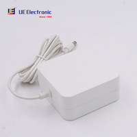 Alimentation ultrasonique OEM 12V 14,4V 19V 24V 0,01-5A 36W 48W 60W 65W AC/DC, adaptateur secteur médical et domestique avec certifications de sécurité