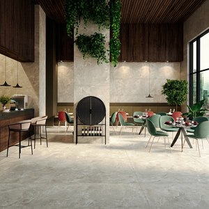 Carreaux de sol en porcelaine design exclusif 600x1200 effet marbre Calacatta Gold poli, carreaux muraux pour intérieurs sophistiqués - Product Image 1
