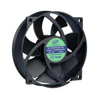 Ventilateur axial CC sans balais Caforre électrique 92*92*25mm 12V avec roulement à manchon en plastique, OEM ODM, garantie 1 an pour toilettes intelligentes
