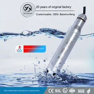 Tuyệt đối Loại áp lực chìm cấp Transmitter RS485 độ chính xác cao chống ngưng tụ cảm biến mực nước đo 316L - Product Image 4