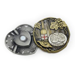 High Quality Custom Laser Cut Brass 3D Fridge Magnet Georgia Batumi Fridge Magnets <b>Souvenir</b> - Product Image 2