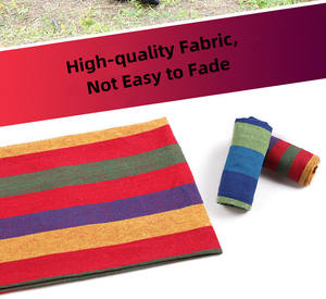 सबसे अच्छा बेच आउटडोर पोर्टेबल पैराशूट झूला के साथ समुद्र तट कैनवास तह झूला पेड़ पट्टियाँ - Product Image 3