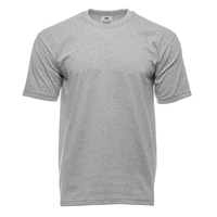 T-shirts vierges en coton peigné 100% filé à l'anneau, respirants, à manches courtes, couleur unie, tailles variées, personnalisables en gros