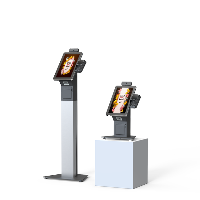 Slim Design 15.6 Inch Tablet Kiosk Terminal Floor Stand Counter Top Wall Mounted Self Ordering Kiosk