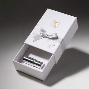 Sang Trọng Tùy Chỉnh Sáng Bóng Bạc Logo Tái Chế Cứng Các Tông Thân Thiện Với Môi Phân Hủy Sinh Học Hộp Quà Tặng Nổi Kết Thúc Miếng Bọt Biển EVA Kem Mắt - Product Image 4