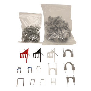 Clavos Comunes de Acero al Carbono Aislados de Metal de 1/2 Pulgada con Punta Afilada para Fijar Cables y Superficies de Madera - Product Image 5