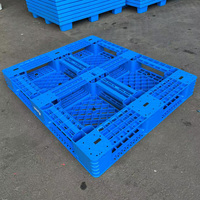 Prix des palettes en plastique recyclées à double glissière ventilées de 1250*1120*150mm