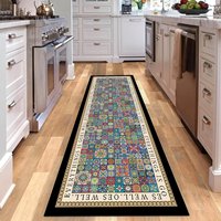 Modern Abstract Pattern Polyester Front Entrance Rug Mat Runner Carpet High Quality Home Machine Made Carpet Factory Cheap Price