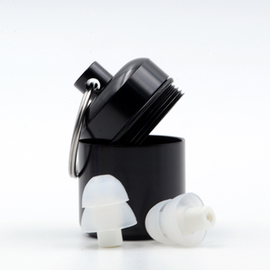 A prueba de agua de alta fidelidad de reducción de ruido de oído protectores de sueño profundo tapones para los oídos de silicona - Product Image 1