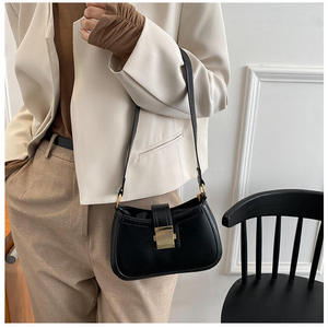 Sac à bandoulière carré rétro pour fille en cuir PU personnalisé, grande capacité, couleur unie, très tendance - Product Image 6