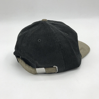 5 Paneel Ongestructureerde Snapback Hoed Met Borduurwerk Patch Logo, Twee Toon Laag Profiel 5 Paneel Platte Rand Papa Hoeden