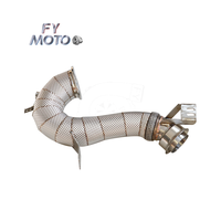 Pour AMG GT43 GT50 GT53 GLE53 S450 S500 M256 3.0T Downpipe 2017 + avec bouclier thermique