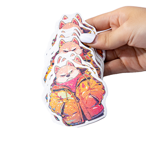 कस्टम यूव प्रतिरोधी स्क्रैच प्रूफ स्व-चिपकने वाली डाई कट पारदर्शी pvc विनाइल कार डिकल स्टिकर वाटरप्रूफ ब्रांड लोगो प्रिंटिंग - Product Image 1