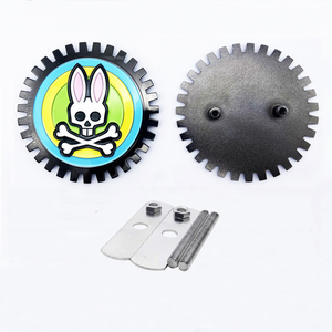 Thiết Kế Tùy Chỉnh Sliver Mạ Mate Kết Thúc <span class=keywords><strong>St</strong></span> <span class=keywords><strong>Christopher</strong></span> Xe Lưới Tản Nhiệt Huy Hiệu Biểu Tượng - Product Image 1