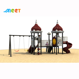 Ensemble de toboggans sur le thème du <span class=keywords><strong>château</strong></span> pour enfants MT-ZMF003, équipement de terrain de jeux extérieur pour écoles et parcs, choix premium - Product Image 3