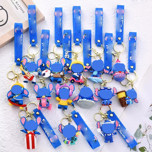 Wholesale 3D Kawaii Cute Anime Rubber Keychain Cartoon Keychain for Backpack Pendant Bag Car Key Chain