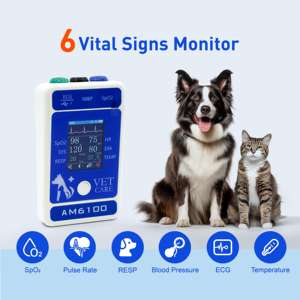 <span class=keywords><strong>Monitor</strong></span> Veterinário Multiparamétrico BERRY AM6100 com <span class=keywords><strong>ECG</strong></span>, Bluetooth Android e Recarregável via USB - Product Image 6
