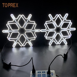Hopping Mall decor <span class=keywords><strong>2023</strong></span> LED Luz de copo de nieve grande adornos colgantes - Product Image 5