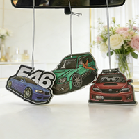 Désodorisants de voiture suspendus en papier, parfum coton moderne, luxe, personnalisés, solides, 88 modèles, parfum d'encens