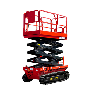 Plataforma elevadora de tijera sobre orugas diésel para terrenos accidentados de 4m, 6m, 8m, 10m, 12m con certificación CE ISO - Product Image 3