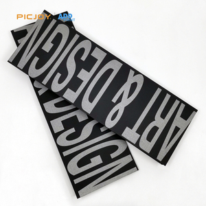 Brosur kursus seni kustom stok kartu hitam tanpa lapisan dengan tinta perak cetak kualitas tinggi untuk Promosi Desain - Product Image 2
