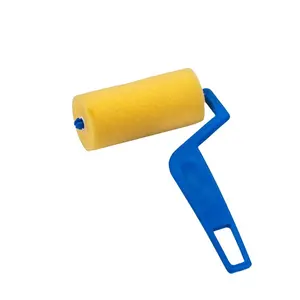 Microfiber Roller Brush 1 inch paint roller with Plastic handle