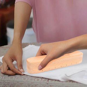 Repassage broderie plis couturière couture aplatissement tailleurs point presseur accessoires de couture outil bois tailleurs jambon clapper - Product Image 5