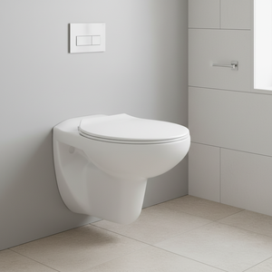 Inodoro de Cerámica de Una Pieza, Montado en la Pared, Precio Directo de Fábrica, Embalaje para Comercio Electrónico, Compra al por Mayor, Apto para el Mercado Europeo - Product Image 1