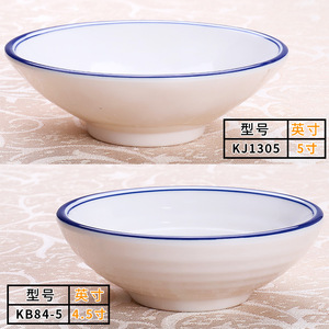 ชามข้าวเมลามีนสไตล์จีน ขนาด 4.5 นิ้ว สีพื้น ทรงกลม สำหรับร้านอาหาร - Product Image 4