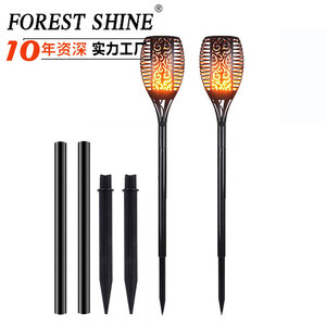 Lampe torche solaire Forest Shine, lumière LED extérieure, étanche, pour jardin, allée - Product Image 1