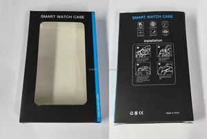 2 pak sarung PC dilapisi dengan kaca temper, sarung jam tangan tahan air seri 9 untuk apple watch ultra 2