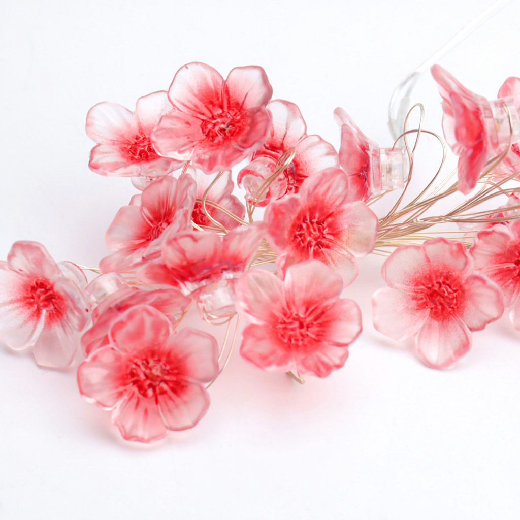 Deep pink cherry blossom]