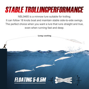 NOEBY – <span class=keywords><strong>leurre</strong></span> de pêche à la traîne avec bavoirs pour bar, truite, méné, Swimbait, 180mm, 90g - Product Image 5