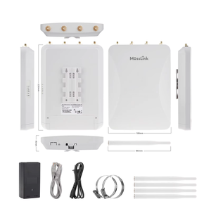 Mosslink Wifi 6 ngoài trời điểm truy cập 300M tầm xa Wifi phủ sóng 3000Mbps năng lượng mặt trời không dây AP cho Wifi Hotspot bán hàng và thanh toán - Product Image 6