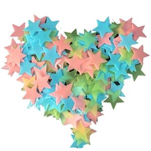 Pegatinas de Estrellas 3D de Plástico que Brillan en la Oscuridad, Luminosas y Fluorescentes para Venta al Por Mayor - Product Image 2
