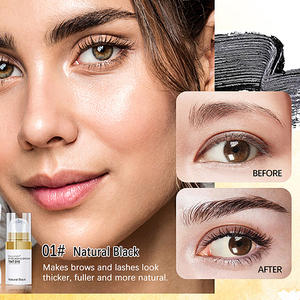 Kit de <span class=keywords><strong>tinte</strong></span> de cejas semipermanente resistente al agua de larga duración, paleta de mezcla, <span class=keywords><strong>tinte</strong></span> de pestañas marrón <span class=keywords><strong>oscuro</strong></span>, crema de <span class=keywords><strong>tinte</strong></span> de cejas vegana - Product Image 4