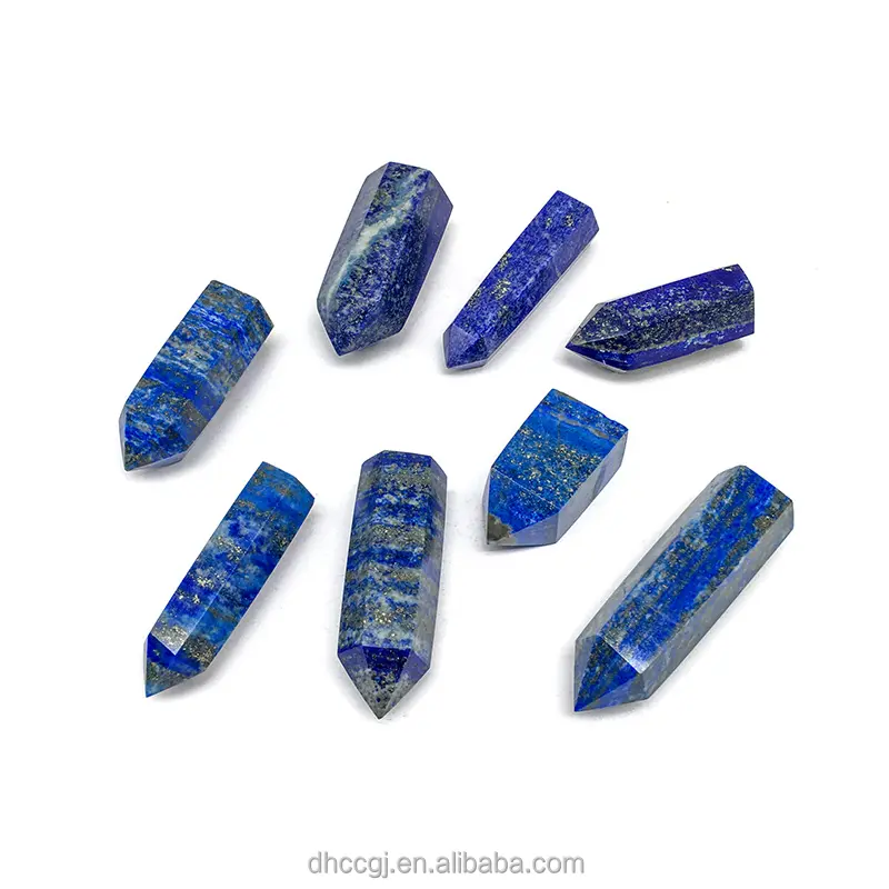 Wholesale Lapis Lazuli Quartz Points Natural Gemstone blue Lapis Tower Healing Wicca Quartz Crystals for Decoration