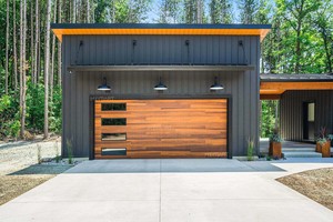 住宅用エネルギー効率の良い自動住宅用アルミニウムガラス断面ガレージドア - Product Image 2