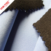 Membrana de PTFE impermeable y transpirable de poliéster spandex tejido de concha suave