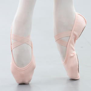 Удобные детские танцевальные туфли на мягкой подошве, для практики, с кошачьим когтем, темпераментные элегантные танцевальные балетки для выступлений - Product Image 1