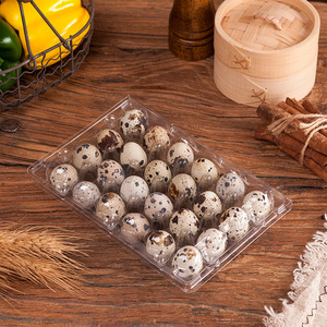 Nhà Máy Bán Buôn 18 24 Di Động Pet Rõ Ràng Nhựa Vỉ Chim Cút Trứng Bao Bì Container Dùng Một Lần Chim Cút Khay Trứng - Product Image 6