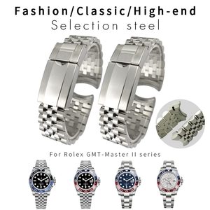 Bracelet de <span class=keywords><strong>montre</strong></span> pour R-olex GMT, bracelet de <span class=keywords><strong>montre</strong></span> Su-bmariner, bracelet de <span class=keywords><strong>montre</strong></span> en <span class=keywords><strong>acier</strong></span> inoxydable massif Jubilee, bracelet de <span class=keywords><strong>montre</strong></span> <span class=keywords><strong>Daytona</strong></span>, 20 mm - Product Image 3