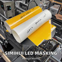 SIMIHUI 0.21mm Film de masquage acrylique découpé à l'emporte-pièce pour panneau LED, en PET/PC résistant à la chaleur et imperméable, excellente diffusion de la lumière