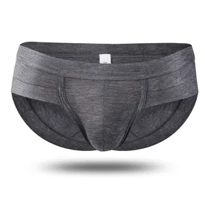 Wholesale men's briefs sexy underwear breathable comfort gym wear briefs men thong elastic men's underwear briefs shorts