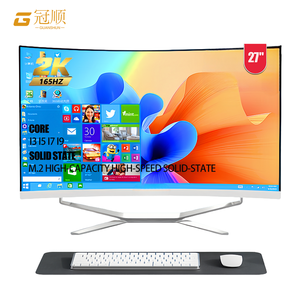 Nhà Máy Giá 27-inch tất cả-trong-một I7 <span class=keywords><strong>8th</strong></span> thế hệ CPU DDR4 16GB 512GB SSD LCD chơi game máy tính để bàn PC monoblock AIO I7 I9 DDR3 RAM - Product Image 1
