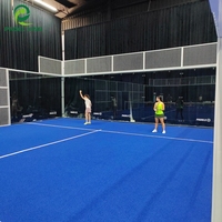 Ensemble super complet Cancha De Padel panoramique antirouille de haute qualité et prix d'usine merveilleux