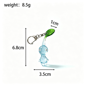 <span class=keywords><strong>Pikmin</strong></span> Bloom 3D Gummi-Schlüsselanhänger UV-Druck Langlebige Miniatur Niedlicher und Trendiger Mode-Anhänger Geschenk - Product Image 5