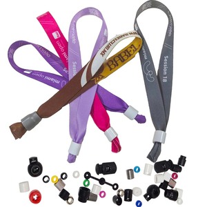 <span class=keywords><strong>Regali</strong></span> promozionali braccialetti da polso con logo stampato personalizzato braccialetti in poliestere - Product Image 2
