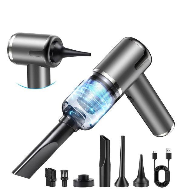 Wireless Handheld Vacuum Powerful Portable Vacuum Cleaner Rechargeable Vacuum Wet Dry for Home and Car Cleaning air duster
